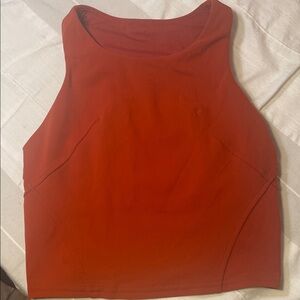 lululemon Red/Orange Tank Top